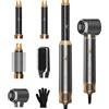 Dryhsip 5 in 1 Spazzola Asciugacapelli Multifunzione, Phon con 3 Temperatures, Styling Liscio, Onde, Ricci, Volumizzante, Hair Styler Viaggi set Regalo donna e uomo (Pearl Grey)