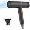 Journeyside Asciugacapelli 800 W, Asciugacapelli Portatile da Viaggio Ioni, 3 Impostazioni di Temperatura, Hair Dryer con Ugelli, Phon per Styling Casa, Saloni Parrucchiere
