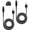 flintronic 2PCS 5 V Cavo di Ricarica USB, compatibile con QP2724, QP2824, QP4530, QP4631, QP2720, MG5920, MG7920, MG7940, BT3233, X3001, MG5940, QP2834, X3053, X5004, S7887, S5887, S3241, S3145