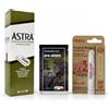 The Goodfellas' smile Astra Kit Rasatura Tradizionale, 100 Lamette Superior Platinum Double Edge, Matita Emostatica Osma 12g, Prebarba The Goodfellas' smile Dawn of Glory 5ml