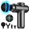 Lefity Mini Pistola Massaggio Muscolare,30 velocità 3200 rpm <35dB | 12MM Pistola Massaggio per Tessuti Profond Portatile per Sollievo Muscolare,Massaggiatore Professionale con Display a LED