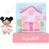 LeyaDoll Libro Interattivo Sensoriale in Panno Morbido, Libro Educativo Crinkle Silenzioso per Attività per Bambini, Giocattolo da Viaggio per Bambini da 1 a 3 Anni per Ragazzi e Ragazze (Un Giorno