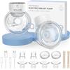 ANWIKE Tiralatte a mani libere, ultraleggero, 230 g, indossabile, portatile, per viaggi e lavoro, a basso rumore, flangia ergonomica a 135°, 9 livelli, 4 modalità con inserti a flangia da 19/21 mm