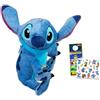 Disney Borsa a tracolla Stitch per ragazze - Bundle con borsa a tracolla Stitch per bambini, più tatuaggi, altro | Disney peluche Hugger borse per bambini