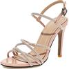 Mo Joc Scarpe da donna con punta aperta con tacchi alti a spillo, Colore: rosa., 33 EU