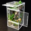 MYGIIKAKA Accessori per recinzione ragno saltante, scatola di ragno tarantola, gabbia per insetti, recinzione habitat mantide religiosa, terrario per insetti lumache, habitat bruco
