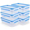EMSA Clip & Close Food Conservation, Contenitori Per Alimenti, Set 6 Pezzi, A Tenuta Stagna, Igienico, 6 x 1,0L, N1032652