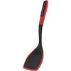 FLORINA Spatola Cucina (34,5 cm) I Spatola Silicone MARS con Manico Antiscivolo Soft-Touch I Girevole con Gancio per Appenderlo I Resistente al Calore I Lavabile in Lavastoviglie I Rosso-Nero