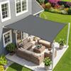 Sunnylaxx 3x4.5m Grafite Tenda a Vela Rettangolare, Impermeabile Vele Parasole Protezione UV per Esterno, Giardino e Terrazza, Piscina