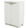 Plastiken m258511 - Medio Armadio in Resina a 2 Ripiani Salva Spazio, 100 x 70 x 45 cm