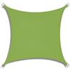 Hiseng Tenda a Vela Ombreggiante Impermeabile Quadrato, Rettangolo Vele Parasole da Giardino Protezione Raggi UV 95% Telo Ombreggiante Terrazzo Telo Ombra Tenda da Sole (Verde,2.5x2.5m)
