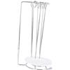 FONDOTIN Rastrelliera Barbecue Sospesa Acciaio Inox, Vassoio Raccolta | Argento, Accessorio da Grigliata per Uso Domestico, Struttura in Acciaio Inox, Set Completo da Pezzo
