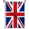 ANLEY Bandiere da giardino Premium su due lati, Union Jack British UK Bandiere decorative da giardino per decorazioni per la casa - Bandiere da giardino a doppia cucitura resistenti agli agenti