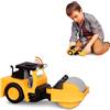 Driven by Battat - Rullo compressore, 18 cm - Rullo compressore giocattolo per bambini - Veicolo da costruzione giocattolo - Luci e suoni - Parti mobili - 3 anni +