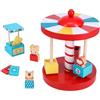 Petit Collage Merry-Go-Round Wooden Carousel
