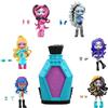 Monster High - Little Frights, mini bambola e accessori, personaggio a sorpresa alto 7+ cm con bara da esposizione, effetto cambia colore con l'acqua e ciondoli inclusi, 4+ anni, JMG81