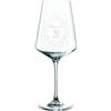 EKM Living Leonardo Puccini - Bicchiere da vino da 560 ml, con incisione Cheers to 50 Years, idea regalo per 50° compleanno, matrimonio, anniversario, festa, per donne e uomini (bicchiere da vino 50)