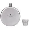 Boundless Voyage Ti3066D - Fiaschetta in titanio per arrampicata, campeggio, barbecue, bar, feste, bevitore, portatile, tascabile, per whisky