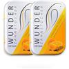 Wunder Zahnstocher - Stuzzicadenti con gusto - alito fresco con stuzzicadenti aromatizzati - Confezione da 2 (cannella/arancione)