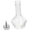 Lurrose Bitter Bottiglia da Cocktail per Bar, Vetro 50ml, Argento | Feste e Bar, Presa Comoda, Struttura Robusta, Chiusura Ermetica, Superficie Liscia, Facile da Pulire