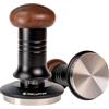 MiiCoffee Pressino per caffè espresso, 58,5 mm, livella per portafiltro da 58 mm, profondità regolabile, base ondulata in acciaio inox