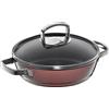 WMF Fusiontec Mineral 0515845290 - Padella per stufare perfettamente, risultati di cottura omogenei, antigraffio, facile da pulire, made in Germany, quarzo rosa, 24 cm