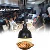 DBMGB Lampada Riscaldante per Alimenti, 250W Lampada per Scaldavivande Professionale, Lampade Riscaldanti Cucina Regolabile per Buffet, Pizzeria e Hotel, Altezza Regolabile 60-180cm (Rame, 1PC)