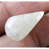 Gemma Naturale in Pietra di Luna Bianca 22 Ct Cabochon a Goccia AGI T16172