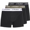 JACK & JONES 3 Pack Jacsoho Solid Trunks Set di 3 Boxer Noos, Nero, Uomo, Nero, L