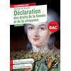 Hatier Déclaration des droits de la femme et de la citoyenne (1791): Suivi d'un parcours Ecrire et combattre pour l'égalité