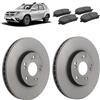 OP Kit dischi 280mm e pastiglie freno anteriori compatibile con Dacia Duster HS 2010-2018