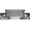 Generico Griglia Anteriore Per Peugeot 307 Per CC SW 2008-2013 Centro Anteriore Griglia Paraurti Inferiore Griglie Radiatore Sportive Rete Ventilazione Griglia Radiatore(Black With Strips)
