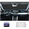 SHAOHAO [Upgrade] Parasole Compatibile con VW Tayron Mk2 2025 2026 Parasole Pieghevole con Rivestimento d'Argento, Protezione UV e Calore Efficace, Accessori Interni Auto