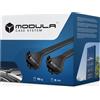 DGH System Modula Barre portatutto portapacchi BARRE compatibile con BMW X3 G01 SUV 2018-2024 max 75 kg 78-119 cm Alluminio