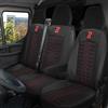 Lucaro Coprisedile Auto per FIAT Ducato, Peugeot Boxer, Citroen Jumper