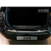 Avisa Protezione paraurti Posteriore in Acciaio Inox Compatibile con Peugeot 208 II HB 5-Porte 2019- 'Ribs'