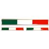 4R Quattroerre.it - 407 - Adesivo Bandiere Italia 3D, Kit 3 Pezzi