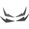 UPALDHOU Spoiler Canard per Paraurti Anteriore Auto, 4 Pezzi Alette Splitter per Paraurti Anteriore ABS Leggero Spoiler per Corpo Canards Trim per M3 M4 G80 G81 G82