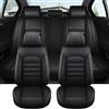 FIENZA Coprisedili per Auto per Hyundai ix35, Antiscivolo Auto Set Completo di Coprisedili Traspirante 5 Posti Sedere Protezioni Sedili, Impermeabile Pelle Sedere Protezion(Black)