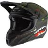 O'NEAL | Casco Motocross | MX Motorcycle Enduro | 2 gusci esterni & 2 EPS per una maggiore sicurezza, guscio ABS, protezione naso in gomma | 5SRS Polyacrylite Helmet | Adulto