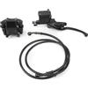 MEMEWOCA Kit pinza freno idraulico, freno a disco idraulico per quad da 50 a 150 ATV Dirt Bike, gruppo pompa freno ad alte prestazioni con ABS e co