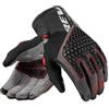 REV'IT! Revit Mangrove 2 Guanti da motocicletta, grigio/rosso, L