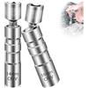 PENRUNKA 2 Pezzi Presa Candela Magnetica Universale Flessibile, Chiave Candela Acciaio al Cromo Vanadio 14mm e 16mm, Strumento Rimozione Auto per Rimuovere Candele, Riparazione e manutenzione Autoveicoli