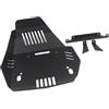 YFQAZXSW TRK502 TRK520X Piastra paramotore in alluminio Protezione motore Telaio Coperchio di protezione for Benelli TRK 502 502X Accessori moto Nero