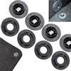 XUKEY 8 Pezzi Auto Clip per Tappetini per Audi A1 A3 A6, 3D08645214PK 3D0864523B41 Clip per Tappetini Auto per VW Golf, Clip di Montaggio per Tappeti per Skoda Seat