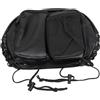 YDLMT Borsa per schienale per moto, colore nero, con tasca organizer per Harley Touring Road King Electra Street Tri Glide