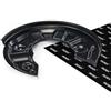 RIDEX 1330S0507 Lamiera paraspruzzi disco freno Posteriore Destra Compatibilità con VW Golf VII Hatchback 5G1, BQ1, BE1, BE2