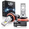 Onraying H11 LED, 7500K Ampoule H11 LED de Phares Voiture Automobile, 900% Luminosité, 1:1 Taille Halogène, IP68, 90000+ Heures de Duréde Ve, Plug-N-Play, Non Polarité