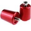 EUQIXMR Tappo manubrio moto Per Kymco Per Xciting 250 300 500 400 Per Downtown 125 200 300 350 Moto Manubrio Manopole Cap End Maniglia Tappi(ROSSO)