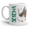 Paolo Chiari Tazza in Ceramica Caffè e Tè, Personalizzata con Nome, Idea Regalo Compleanno per Amici e Familiari, Certificata per Alimenti, Adatta al Microonde, Made in Italy (Serena)